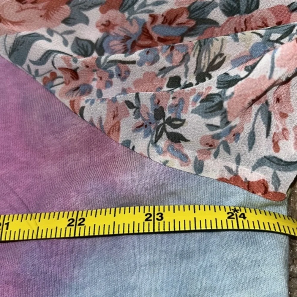 Women’s Gigio Plus Tiedye Top with animal print sleeves - Picture 6 of 9